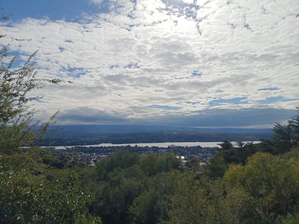 Scenic views of Villa Carlos Paz lakeside town documented