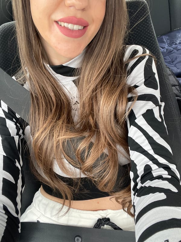 Person in zebra-striped clothing spotted smiling in Churek, Bulgaria