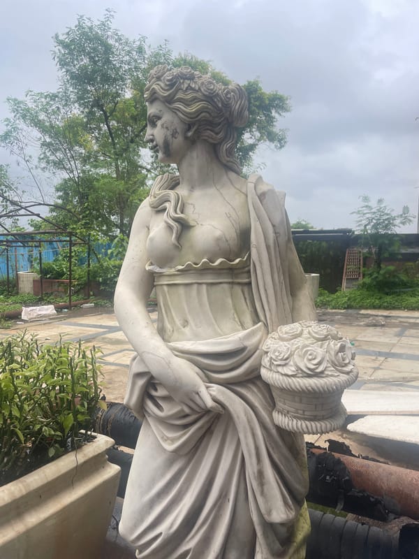Classical art and crumbling architecture at a Mumbai heritage estate