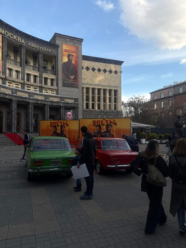 Everyday moments documented around Yerevan's Moscow Cinema district