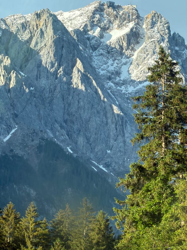 Alpine landscape photographed near Grainau, Germany