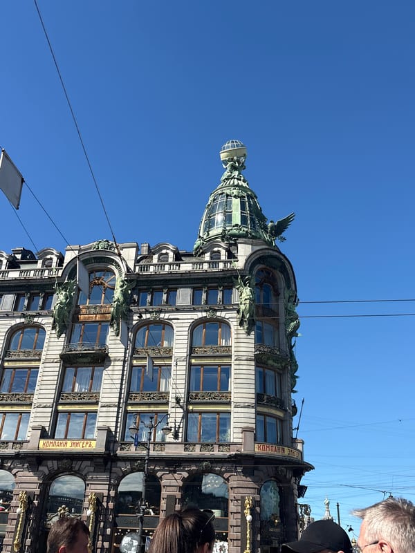 Sunny afternoon along Nevsky Prospekt, Saint Petersburg