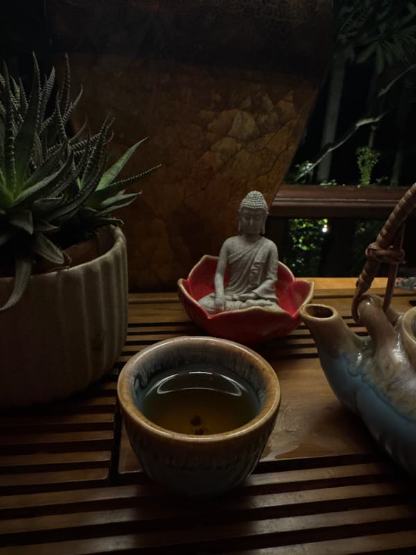 Calm interior details from a Baan Mae Nam room
