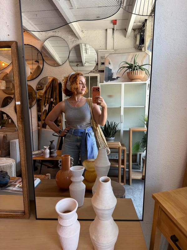 Morning visit to vintage market in Tel Aviv documented