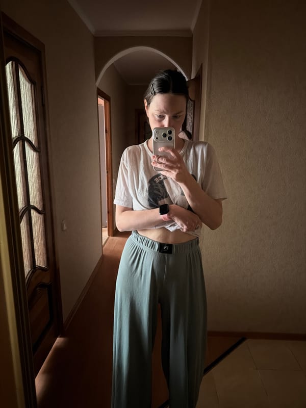 Domestic moments captured: selfie, book, nursery scenes