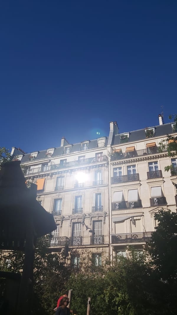 Afternoon stroll through classic Paris streets and courtyards
