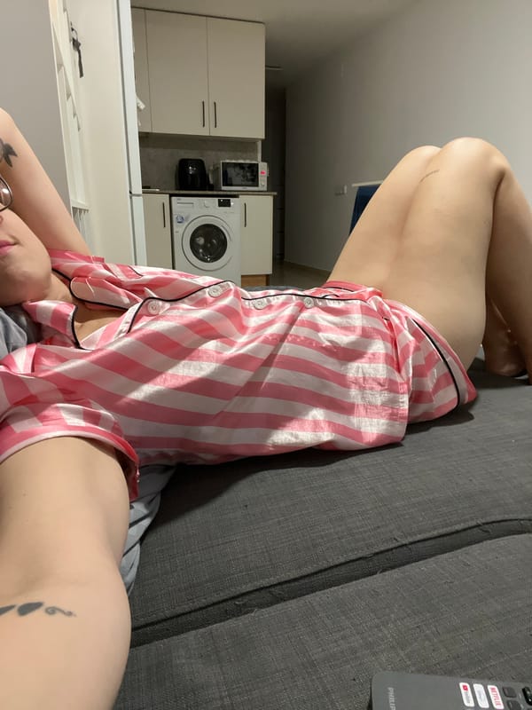 Two cats at home in Barcelona on a quiet evening