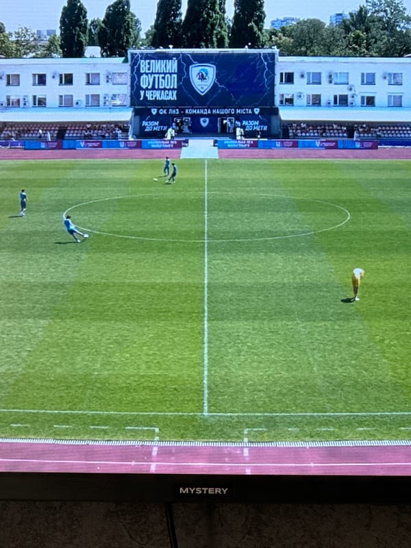 Football, books, and street life on a Kryvyi Rih morning