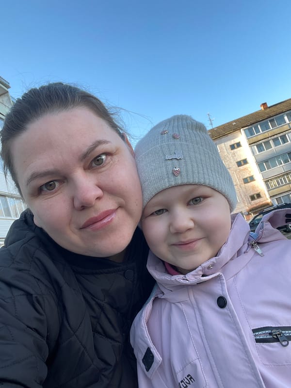 Early morning life captured in Noviy, Russia residential area