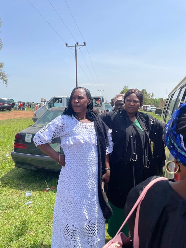 Traditional outdoor gathering in Durumi, Nigeria