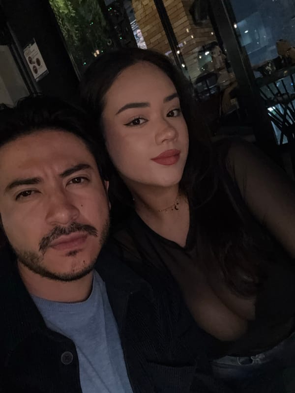 Couple shares late-night tequila at Puebla restaurant