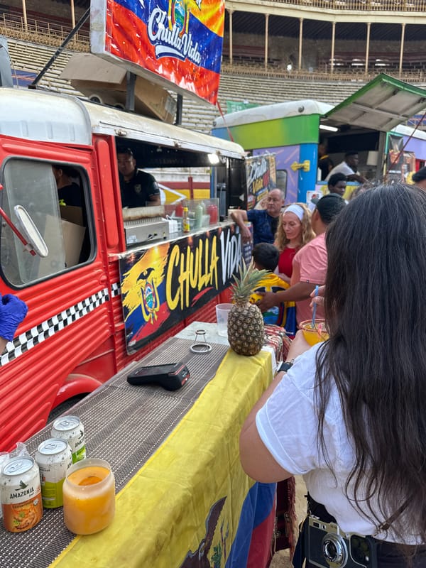 Latin food festival 'Latineando' fills bullring arena with culture