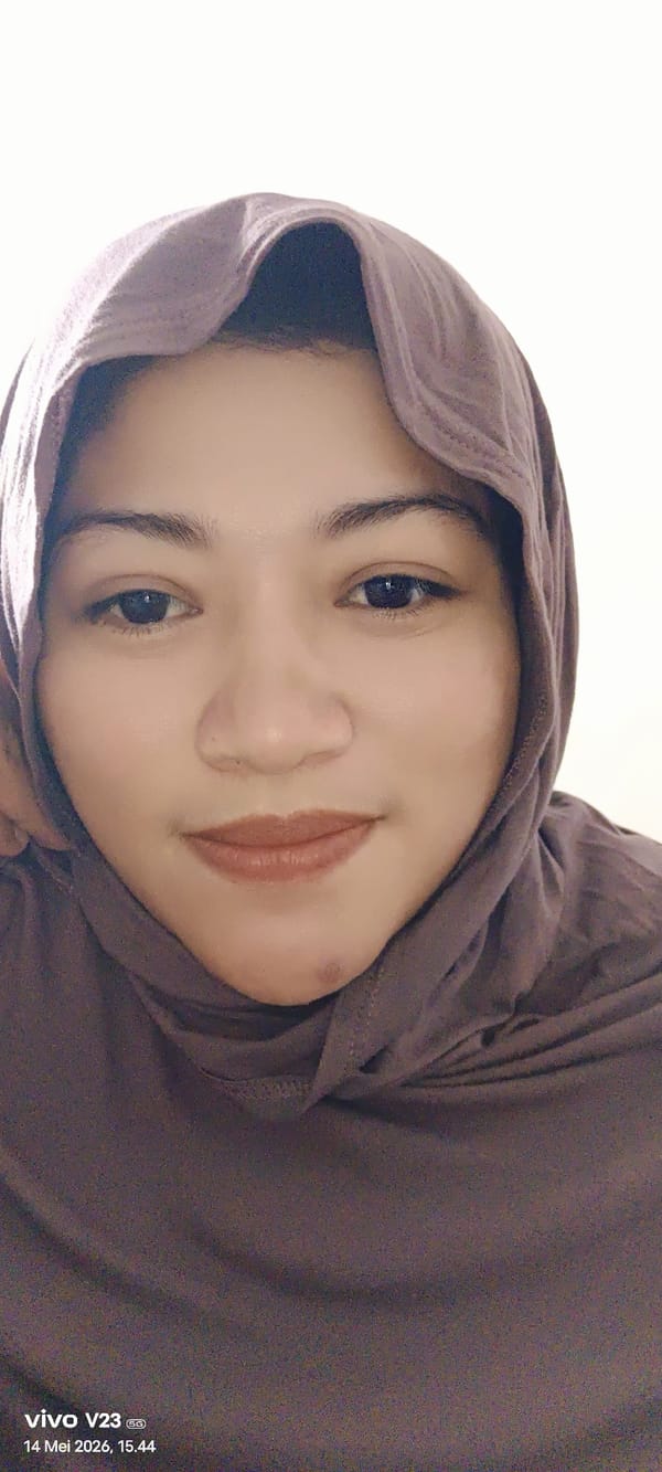 Woman takes selfie in Lhokseumawe, Indonesia