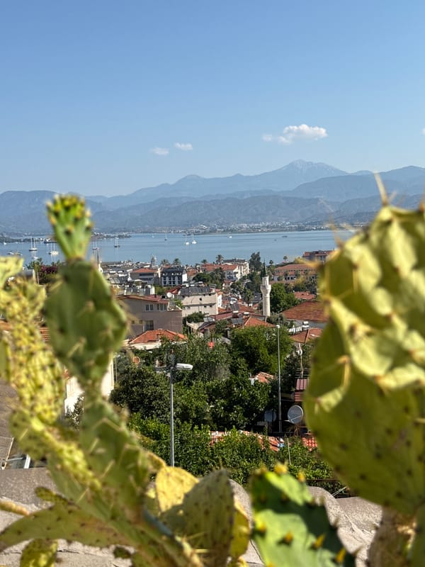 Rooftop views and selfies over Fethiye's coastal skyline