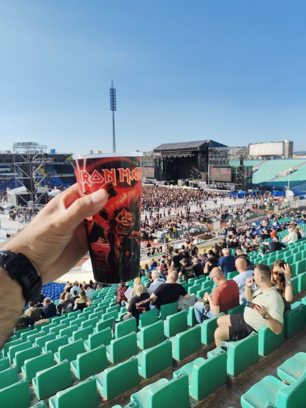 Iron Maiden concert draws fans with merchandise in Sofia