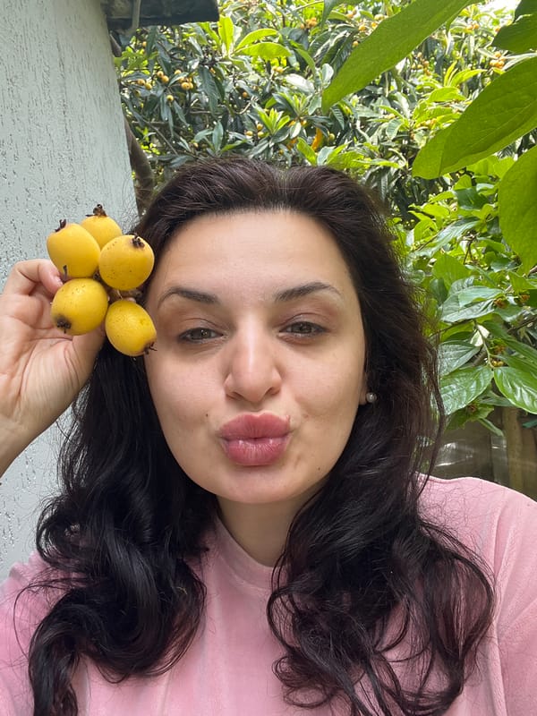 Woman Documents Loquat Foraging Adventure With Selfies, Ice Cream