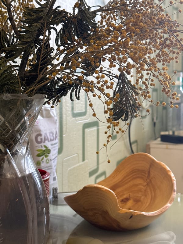 Home decor items photographed in Russian towns Sunday morning