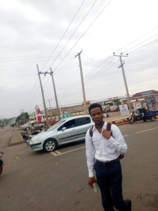Morning street life captured in Tumfure, Nigeria