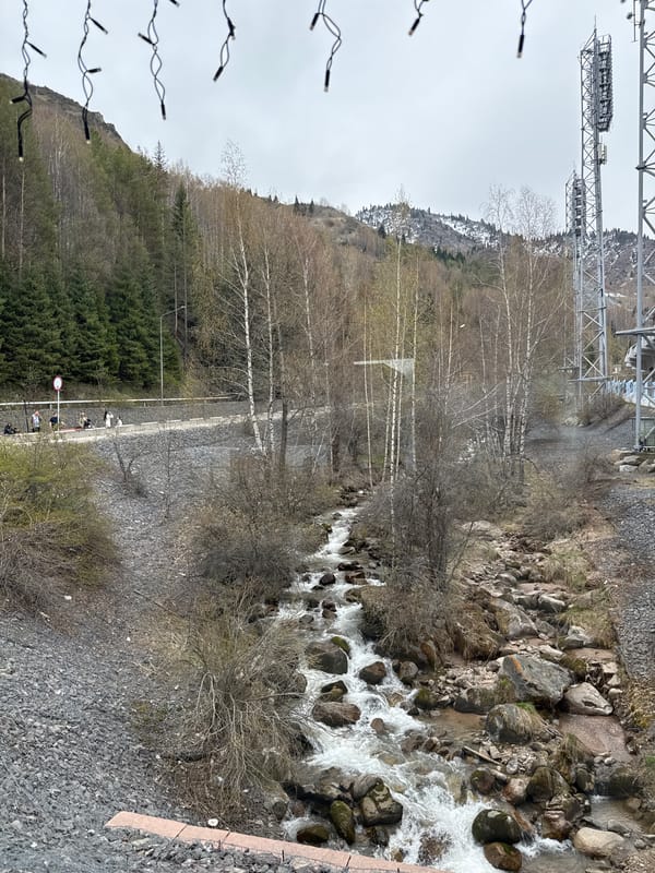 Mountain resort visit documented in Almaty, Kazakhstan