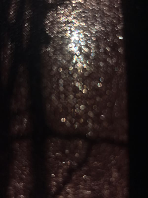 Morning light through curtains captured in Noviy, Russia