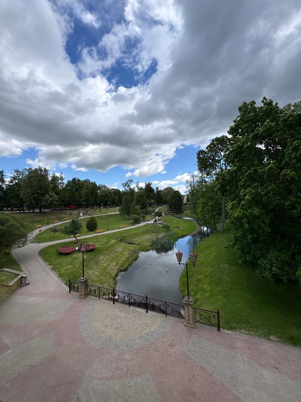 Morning stroll documented through parks and streets of Hrodna