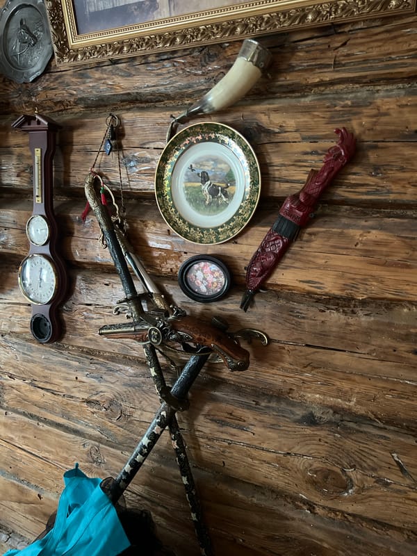 Inside a rustic Lithuanian homestead packed with folk antiques