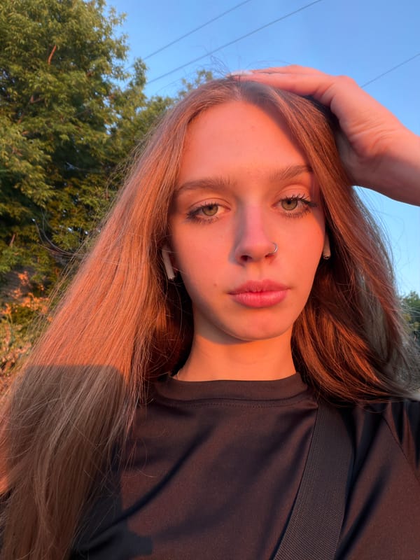 Golden hour outing: selfies, a forest path, and sunset
