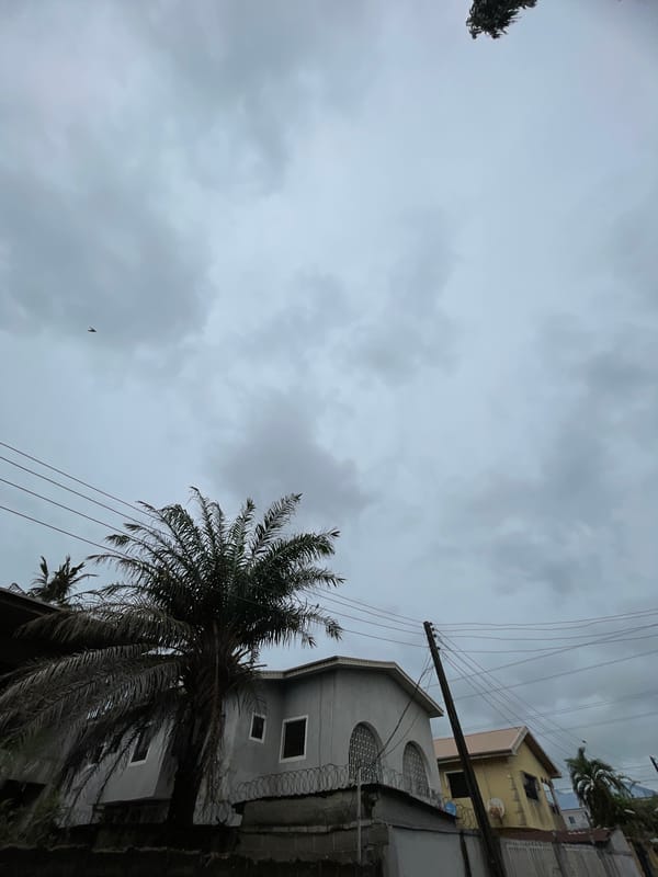 Morning moments captured in overcast Ado, Nigeria streets