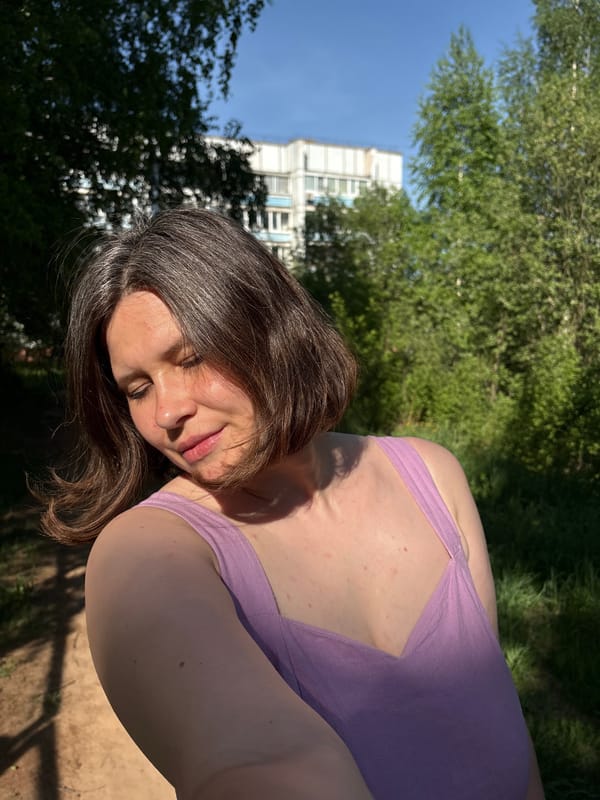 Spring day captured in Chaikovsky park with blooming lilacs