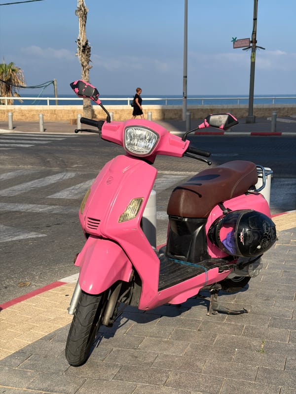 Lazy summer morning at the Bat Yam waterfront