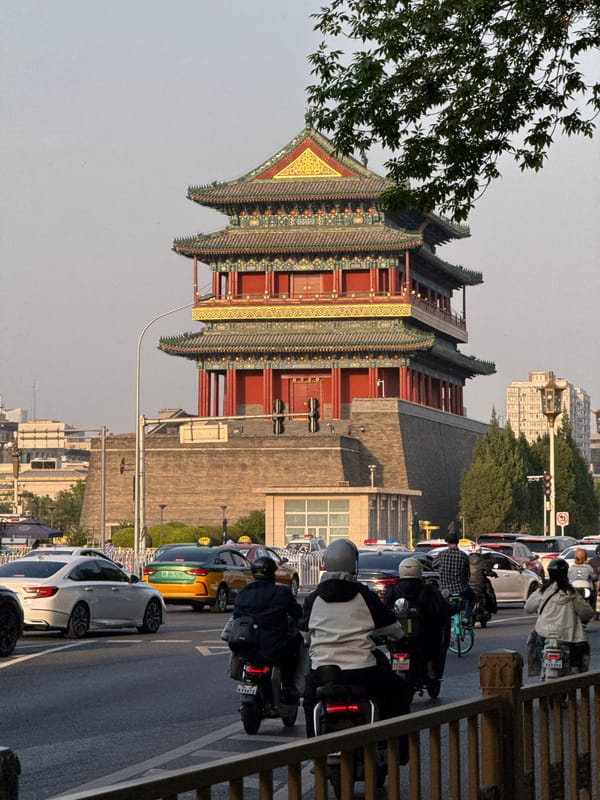 Traditional Chinese architecture documented in Xicheng District street scene