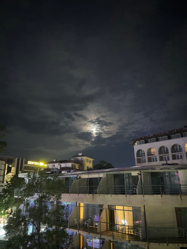 Evening social activities documented in Nesebar, Bulgaria