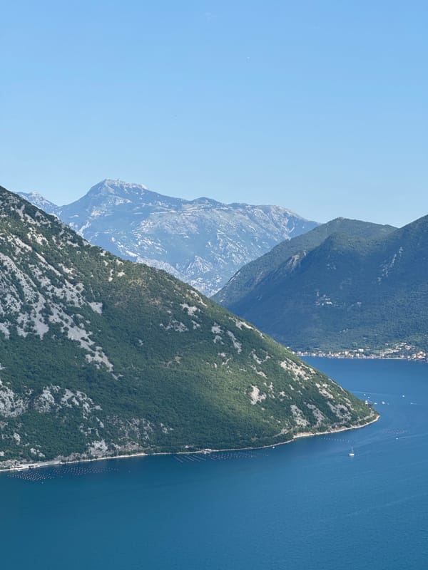 Štrp village meets the Bay of Kotor, Montenegro