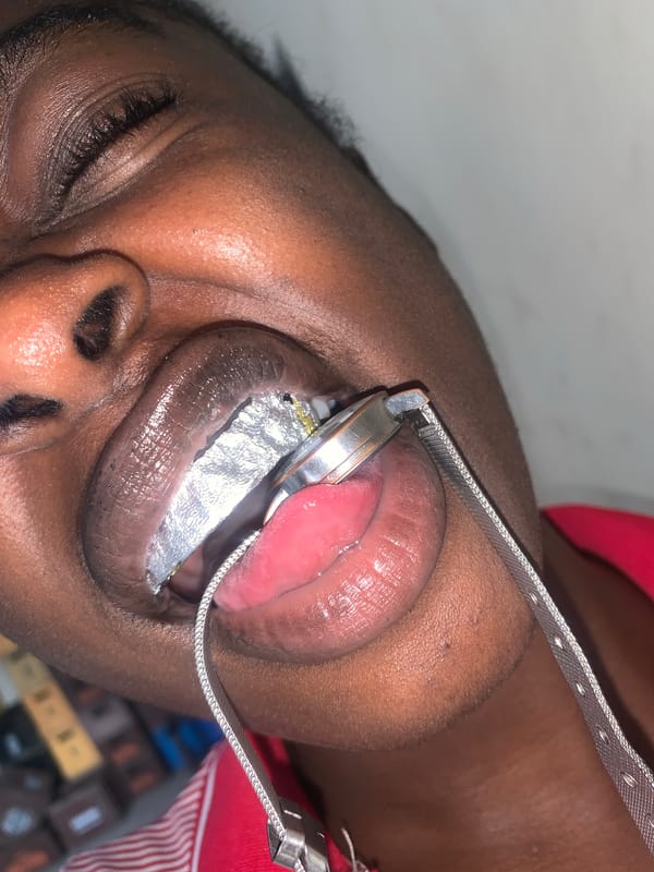 Close-up selfie series at New Stadium, Nigeria