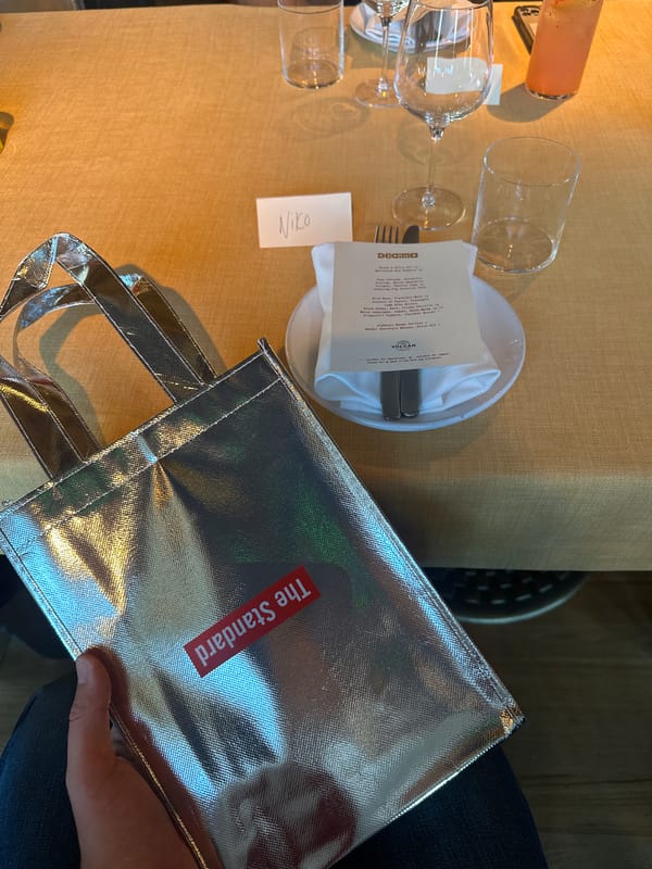 Diner documents meal experience at London's Decimo restaurant