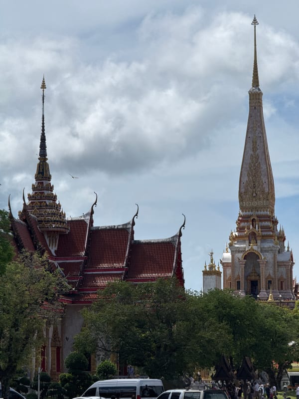 A close look around Wat Chalong's ornate temple grounds