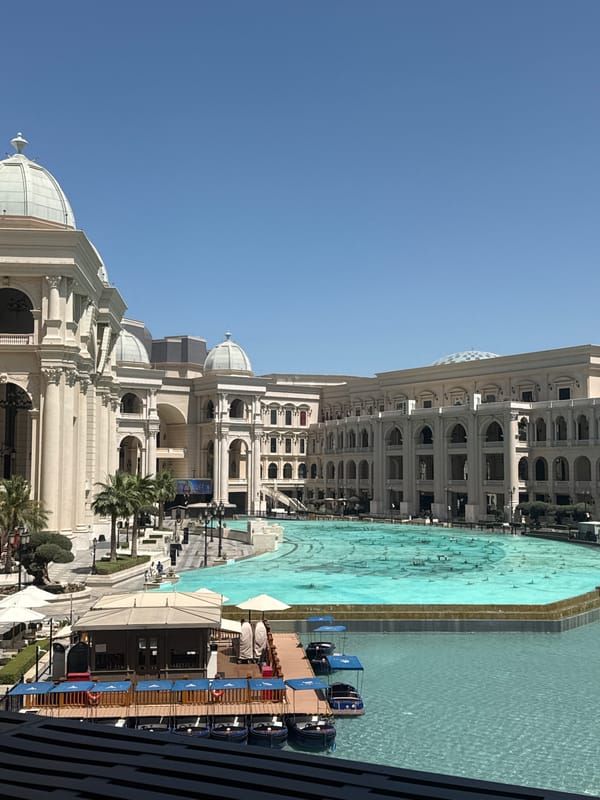 Luxury shopping documentation at Place Vendôme Mall, Lusail Qatar