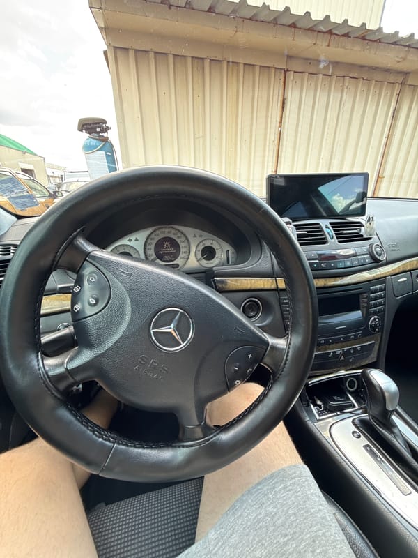 Mercedes-Benz sedan checked out in a Stara Zagora parking lot