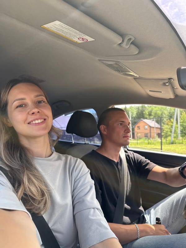 Casual car moments in Chaikovsky on a June morning