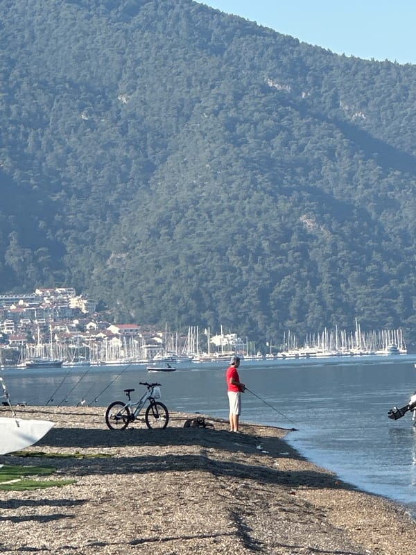 A quiet morning along Fethiye's waterfront