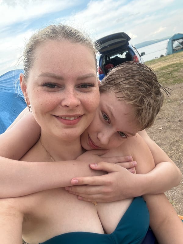 Summer beach barbecue day in Zhemchuzhny, Russia