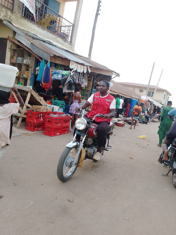 Busy afternoon market scene documented in Akwanga, Nigeria