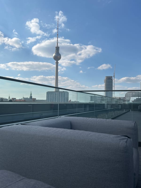 Berlin TV Tower observed from multiple city viewpoints