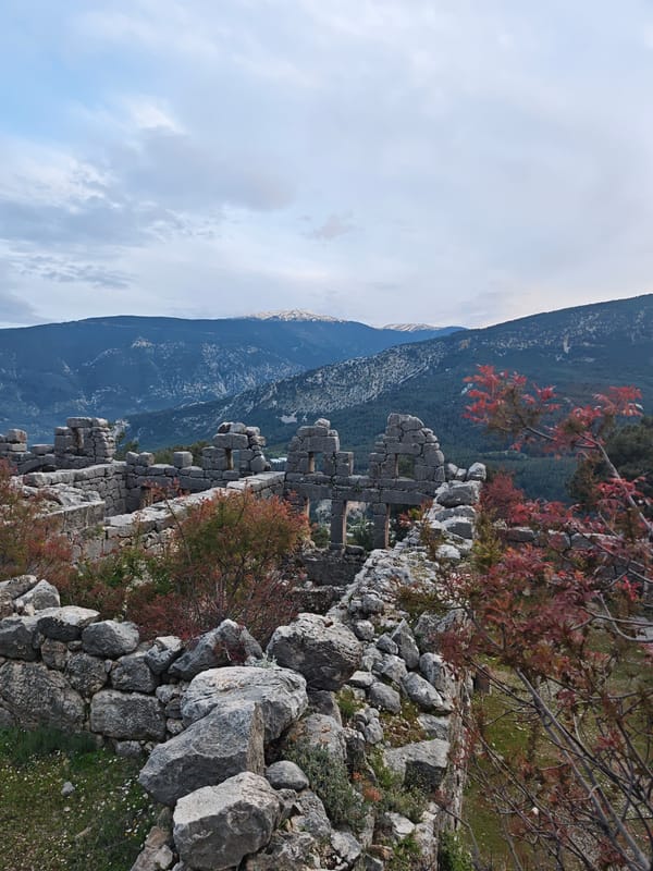 Ancient ruins documented at archaeological site in Finike, Turkey