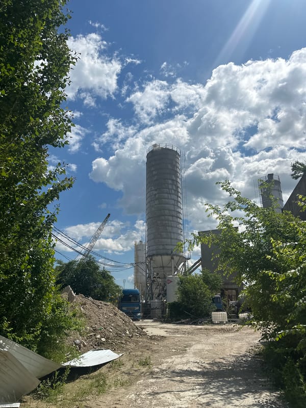 Exploring a derelict industrial site on the edge of Chișinău