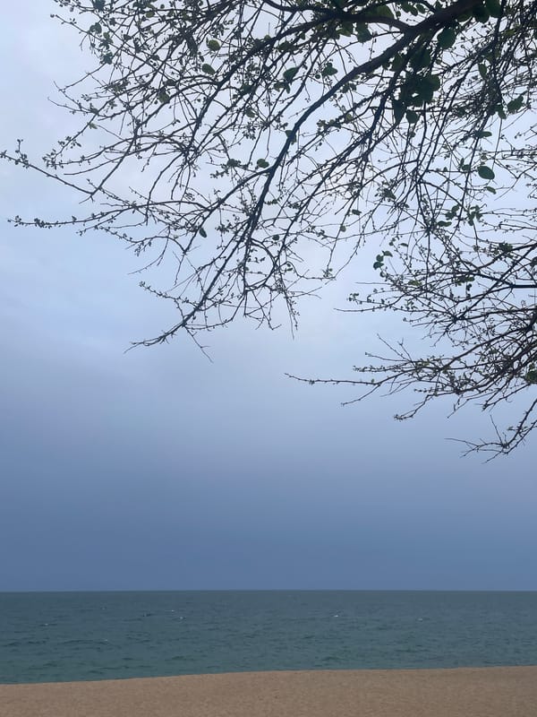 Overcast evening captures quiet coastal life in Sant Pol de Mar