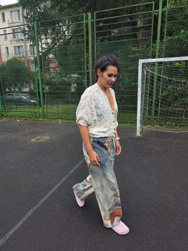 Siamese cat takes over a Saint Petersburg playground