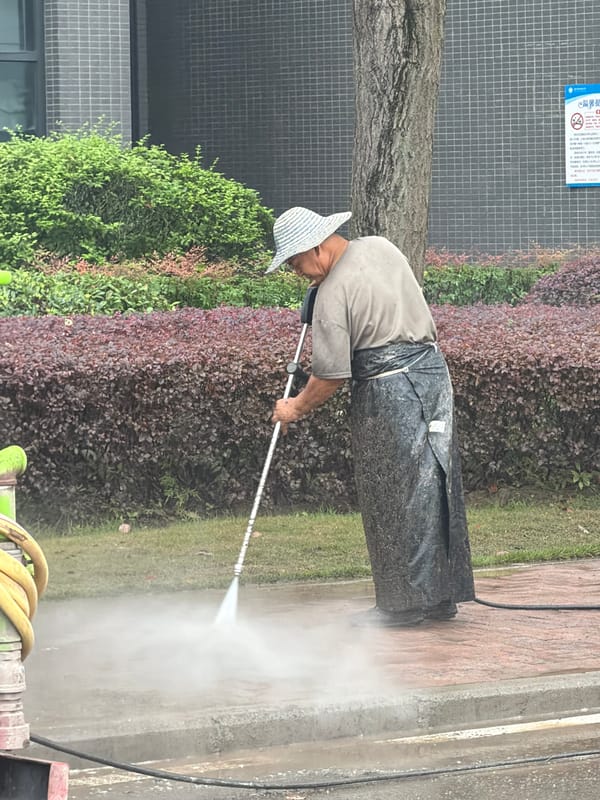 Jiangjin restaurant prepped and cleaned for the day ahead