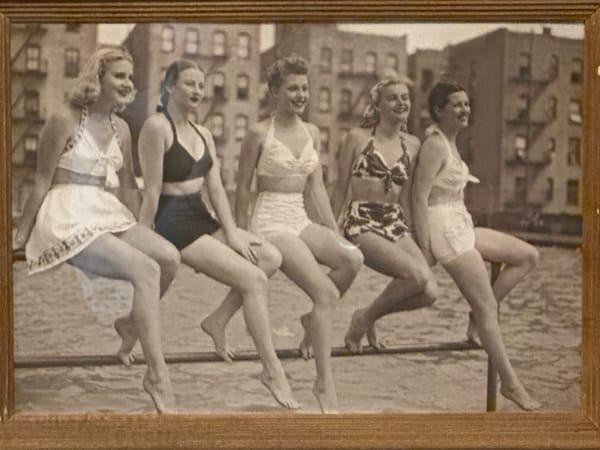 Vintage photographs of women documented in Selyatino, Russia