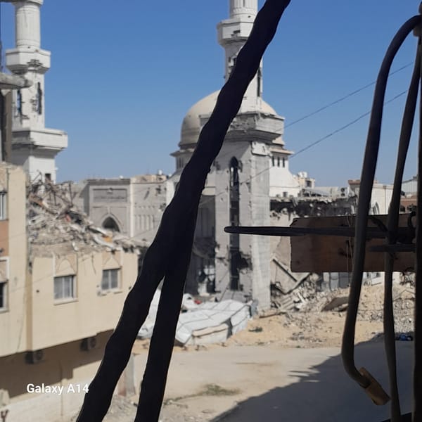 Children navigate destroyed Khan Yunis streets amid rubble